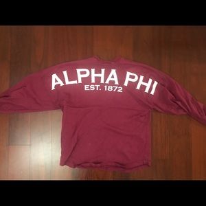 ALPHA PHI SPIRIT JERSEY
